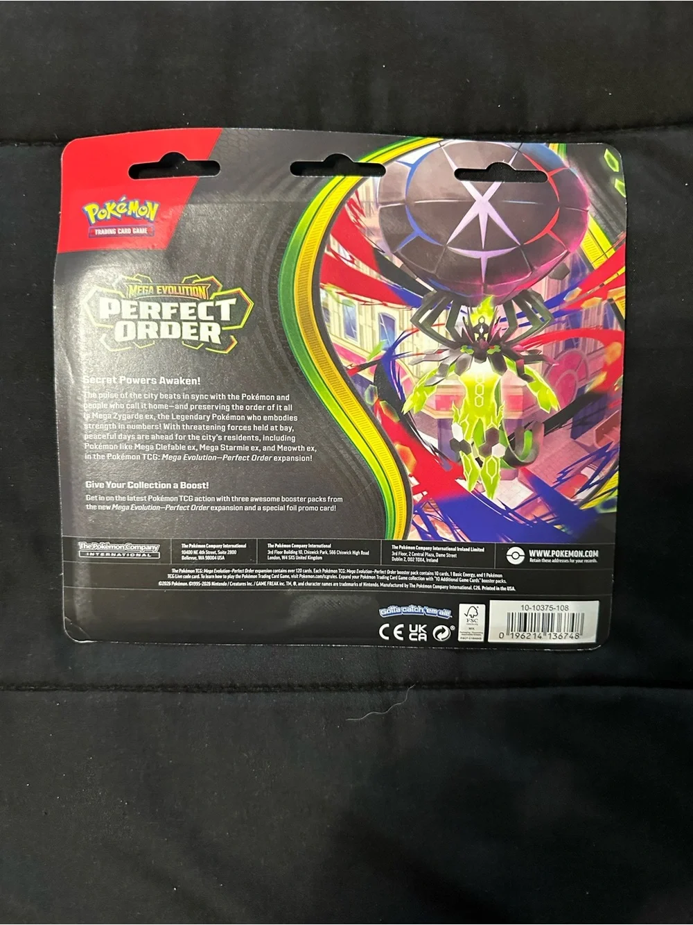 Pokémon Perfect Order 3 Pack Blister Brand New